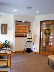 Schenectady dentist with clean waiting room