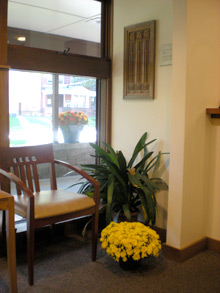 Schenectady dentist with clean waiting area